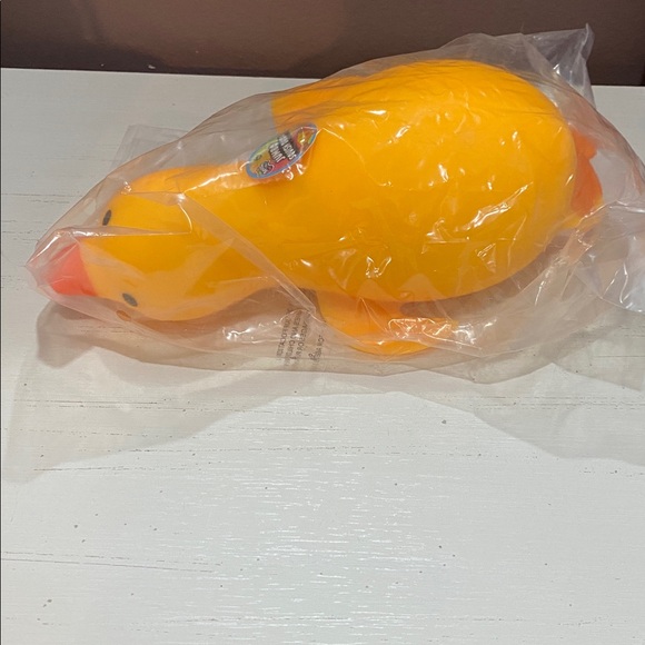 Jumbo Yellow Squish Duck - Soft Squeeze Toy - Picture 3 of 6
